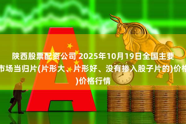 陕西股票配资公司 2025年10月19日全国主要批发市场当归片(片形大、片形好、没有掺入股子片的)价格行情
