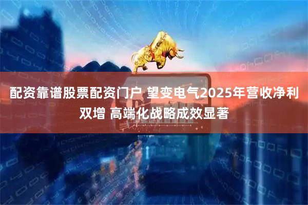 配资靠谱股票配资门户 望变电气2025年营收净利双增 高端化战略成效显著