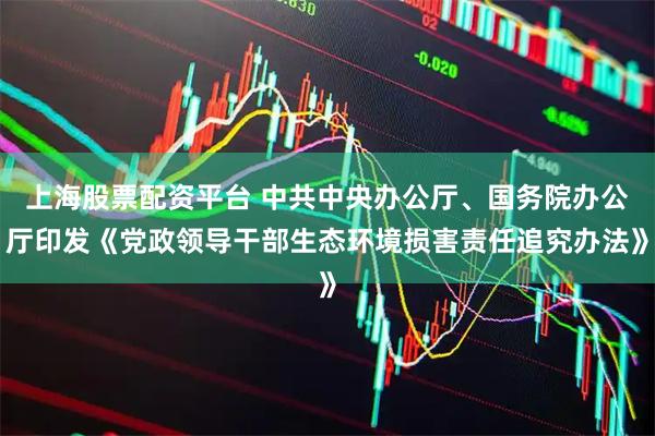 上海股票配资平台 中共中央办公厅、国务院办公厅印发《党政领导干部生态环境损害责任追究办法》
